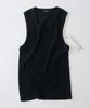 ANALOG MOOD Low Mood Ribbed Sleeveless (Black)