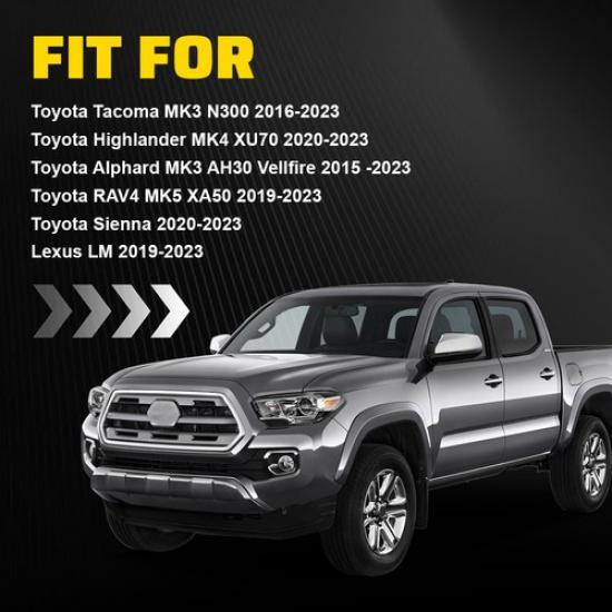 2x Dynamic LED Side Mirror Turn Signal Lights Clear For Rav4 MK5 XA50 -