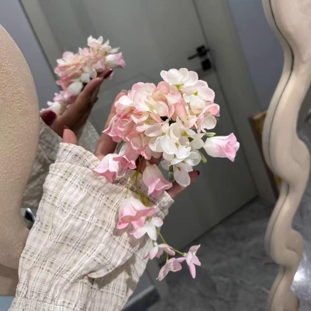 Tassel Flower Hairpin Ancient Style Chinese Style Hair Clip Exquisite Hanfu Hair Accessories  Women розовый