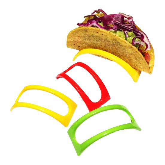 3/6/12Pcs Taco Holder Food Grade BPA-Free Dishwasher Safe Individual Serving Chicken Roll
