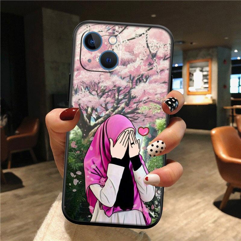 Islamic Muslim Girls Hijab Case for Samsung M06 M15 M16 M35 M55 M56 A36 A42 A50 A50S A51 A52 A32 A33 A05 A05S A06 A16 A20