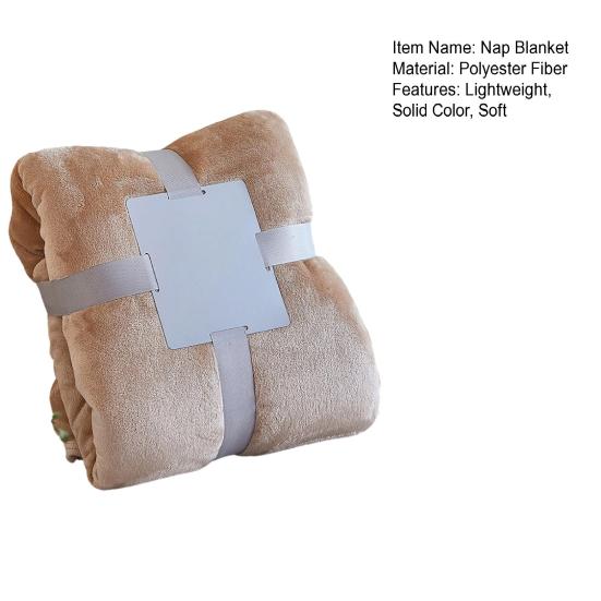 Solid Color Flannel Throw Blanket, Lightweight Plush Blanket for Bed, Sofa, Couch, Soft Fuzzy Nap Sleeping Blanket for All Seasons