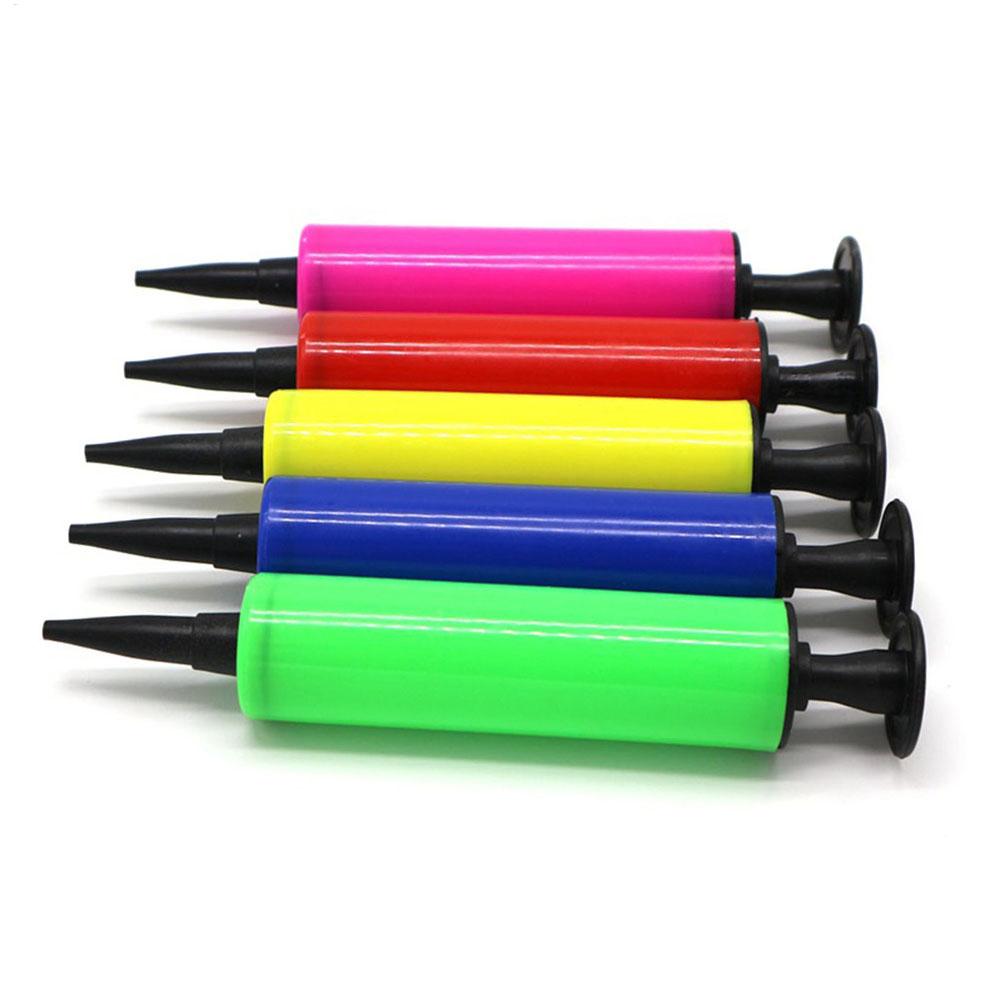 1pc Balloon Pump Plastic Balloon Inflator Hand Push Air Pump Wedding Birthday Party Decoration Kids Baby Shower Balloon Tools