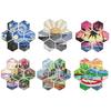 1 Set Diamond Painting Coaster with Holder Creative Exquisite DIY Diamond Painting Kit for Home Table Decoration