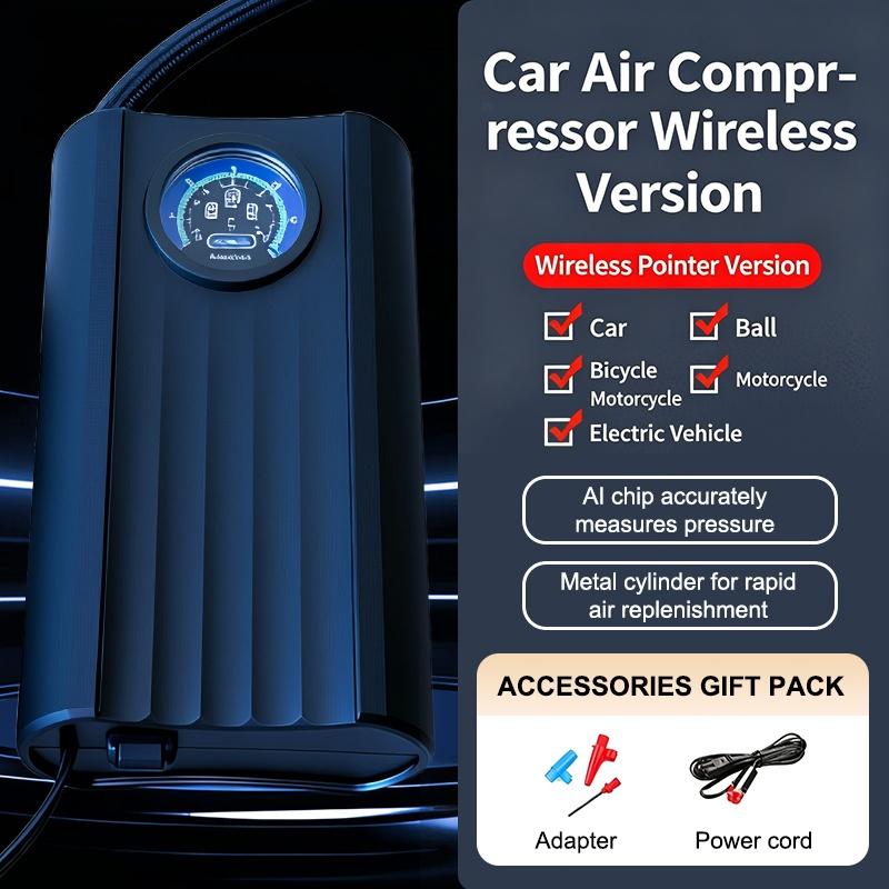 Rechargeable Compact Air Compressor 150PSI Portable Tire Inflator for Car Bike Kayaks Inflatable Beds Beach Camping Trips