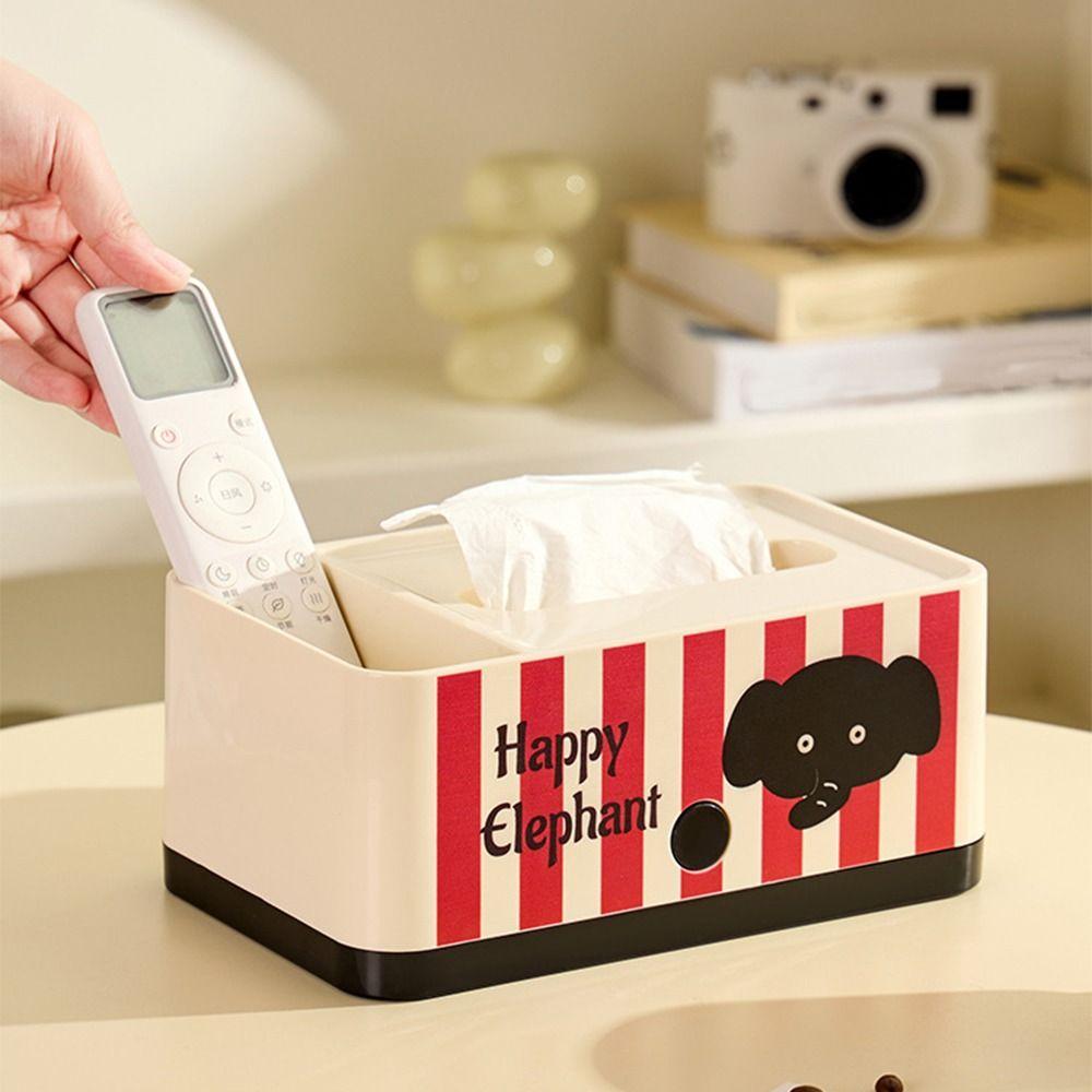 Creative Napkin Storage Case Cartoon Pattern Napkin Storage Box Paper Towel Holder Home Decoration