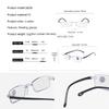Anti Blue Light Reading Glasses for Middle Aged Elderly Men Women Fashion Anti Fatigue HD Wear Resistant Blocking Glasses