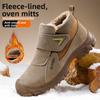 High Quality Safety Shoes Fleece-lined Thickened Warm Steel Toe Security Boots Winter Work Boots Construction Work Shoes36-48