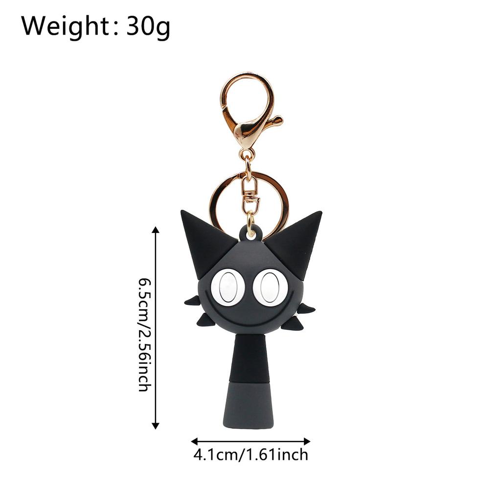 Cartoon Sprunki Keychain Cute Sprunki Oren Raddy Gray Brud Vineria For Men Women Car Bag Pendant Keyring Jewelry Fans Gifts