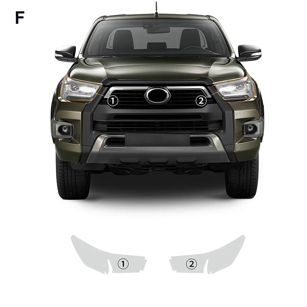 For TOYOTA HILUX INVINCIBLE SOFORT V - TPU PPF Clear Sticker Car Paint Protection Film Car Transparent Headlight Film headlight film