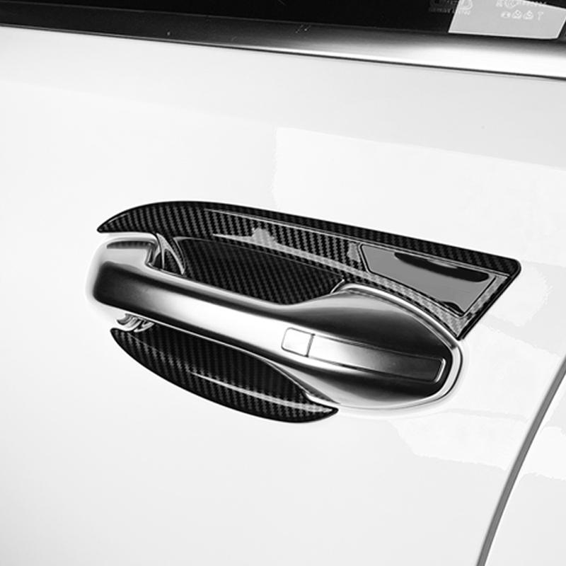 4PCS Car Exterior Accessories Outer Door Bowl Cover Trim ABS Plastic For Hyundai Palisade 2024 2025 LHD/RHD