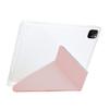 Tablet Case For iPad Pro 12.9 (2022)/(2021)/(2020)/(2018) Y-Fold Stand Glitter Leather TPU Acrylic Clear Cover