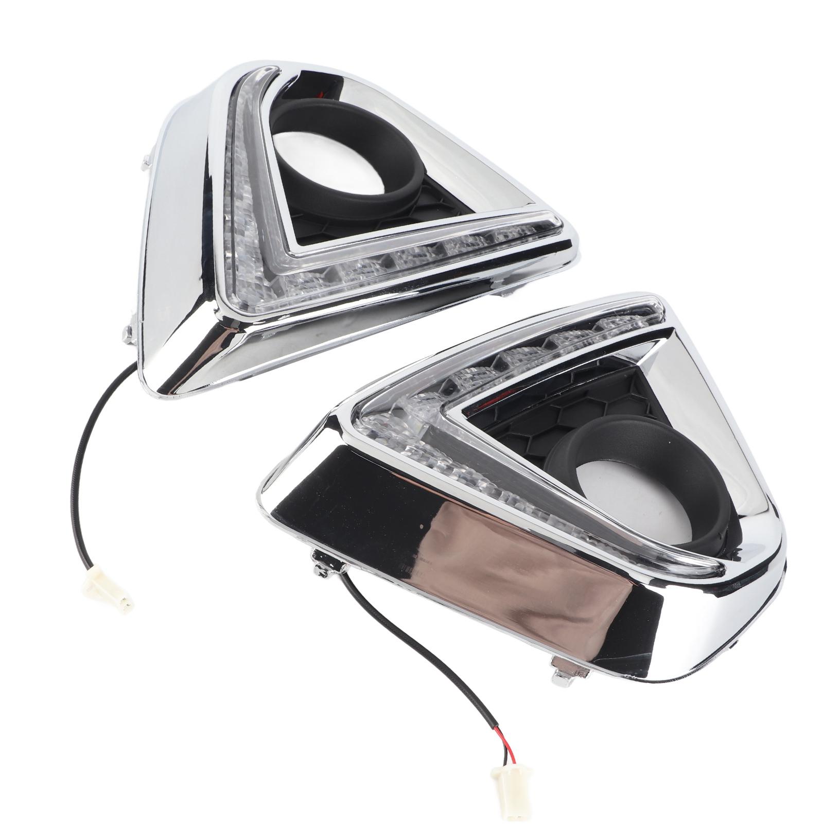 

1 пара автомобильных дневных ходовых огней, указатели поворота, светодиодные фары DRL, крышка противотуманной фары для CX5 1215