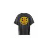Tide Brand Washed Smiley Face Print Short-Sleeved High Street Casual T-Shirt