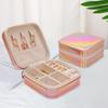 PU Leather Earrings Storage Case Large Capacity Mini Jewelry Display Box  Travel