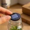 Energy-saving Garden Light Solar Jar Lid with Light, Outdoor Glass Bottle Lamp Pathway Lights LED String, Waterproof Charging Accessory for