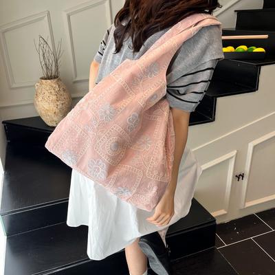 Tendência da moda casual simples bolsa de grande capacidade estilo estrangeiro 2025 verão nova bolsa de ombro tote feminina personalizada