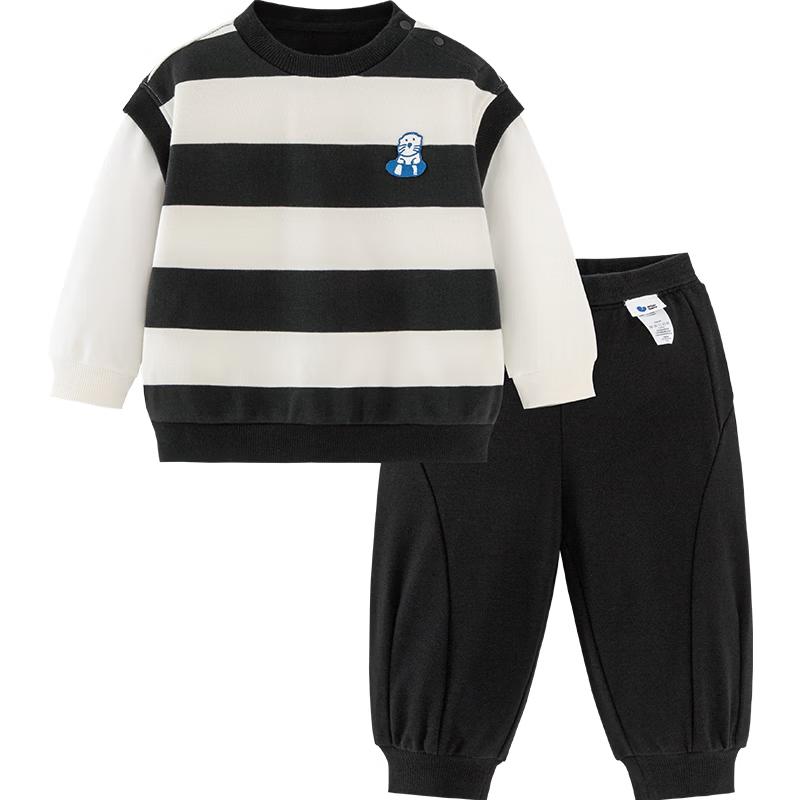 

Minibala Kids Soft Pullover Hoodie & Pants Set 120