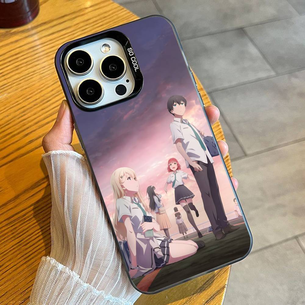 

Юта Дни с моей сводной сестрой Саки Чехол для телефона для iPhone 16 17 15 14 12 13 Pro Max Черный Конфетный Матовый Ударопрочный Чехол iPhone16pro
