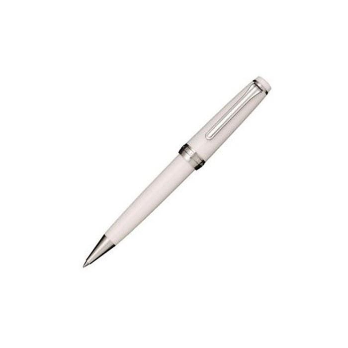 Sailor Professional Gear Slim Color Ballpoint Pen White 16-0707-210