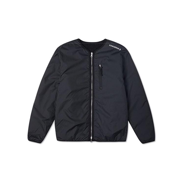 Converse Utility Reversible Sherpa Jacket Asia Sizing Balck Men s 10019461A02 XS