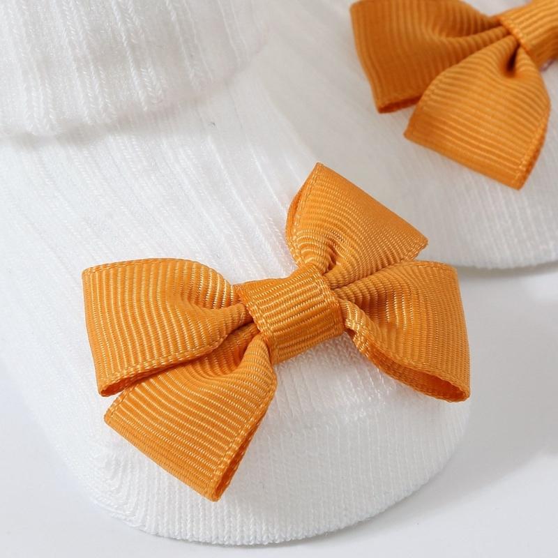Baby Strick Socken Kopfbedeckung Prinzessinnen Stil Baby Mädchen Stirnband Socken Modische Haaraccessoires für Säuglinge & Babys