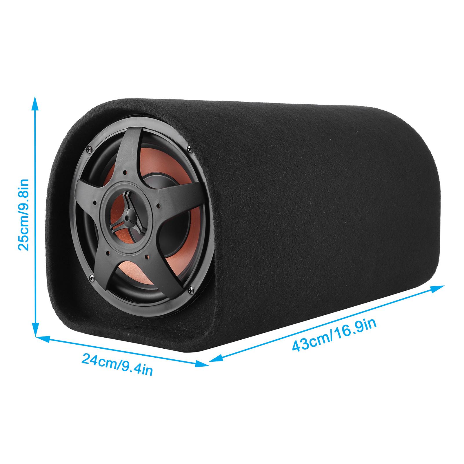 

Большое Потребление Модификация Аудио Усилитель Звука 12В Автомобильный Сабвуфер Автомобильные Басовые Динамики чёрный