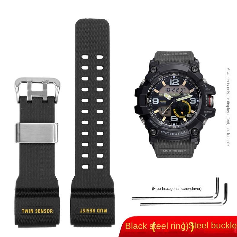 For Casio G-Shock GG-1000/GWG-100/GSG-100 Men Sport Waterproof Replace Bracelet Band Strap Watch Accessories Resin Watchband