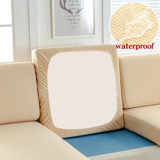 

Водонепроницаемая толстая жаккардовая текстурированная саржевая ткань, эластичные индивидуальные чехлы на подушки для сидений, чехлы для диванов, чехлы для диванных подушек Slipcove 1pc Normal size-S