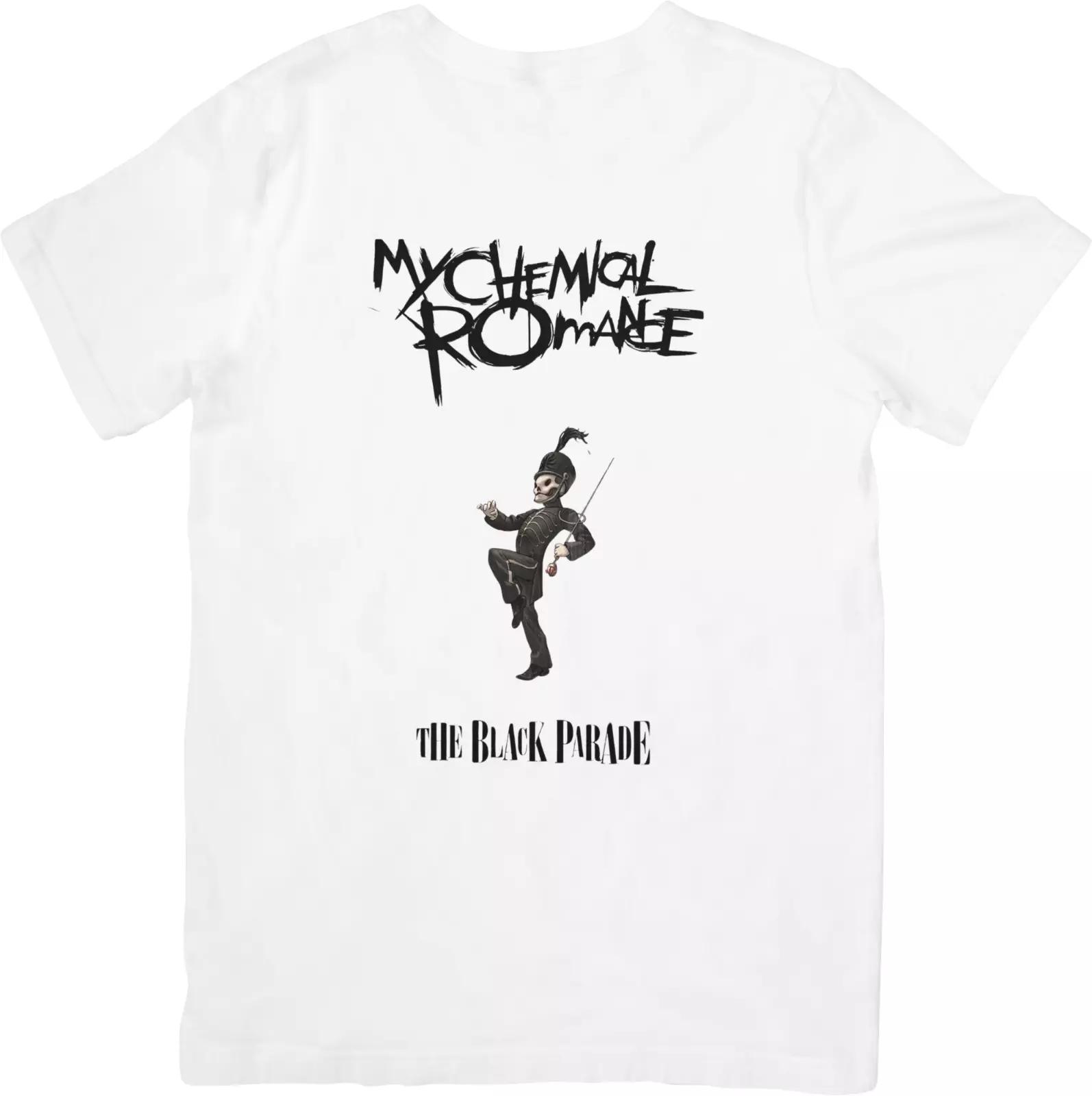 

Музыка My Chemical Romance Подходящая для мужчин и женщин Качественная хлопковая футболка Белая. S