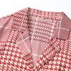 Pastel Women's Vintage Plaid Short-Sleeve Midi Dress