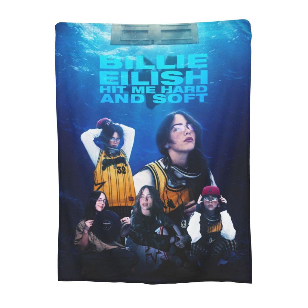 Hit Me Hard And Soft Merch Deka Billies Fleece Přehoz na postel Útulný Super Měkký pro Auto Přikrývka