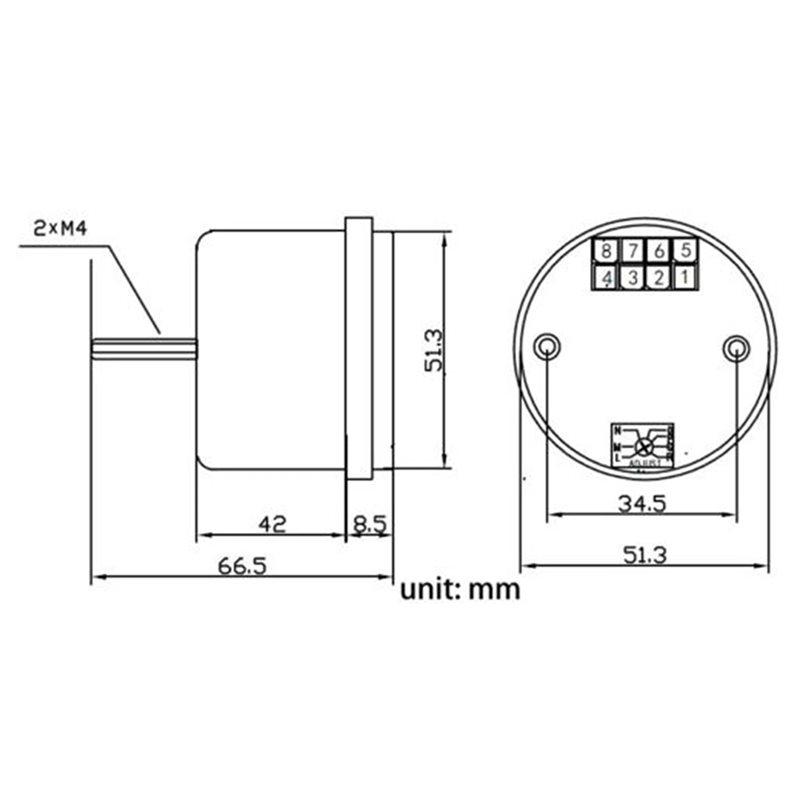 2025 Trend For Curtis Round Battery Meter& Hour Meter 24/48V New 803RB2448BCJ301 Electric Forklift Accessories