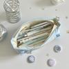 Mint Lace Pencil Case & Cosmetic Bag - Large Capacity, High Style, Ideal for Students
