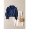 Women's French Casual Cotton Linen Long Sleeve Shirt - Spring/Autumn Collection
