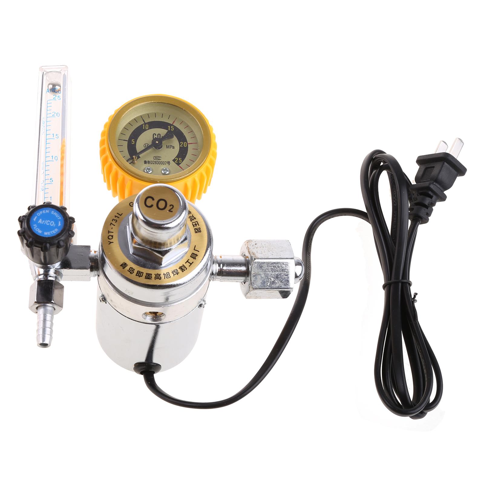 

CO2- Mig- Tig Flow Meter Regulator Pressure Gauge Welder- Parts Gas Reducer- Welding Accessory for MIG- & TIG Welding