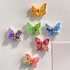 Yousheng 6Pcs Resin Butterfly Refrigerator Magnet 3D Flower Butterfly Fridge Magnet Home Kitchen Office Whiteboard Locker Magnetic