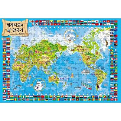 World Map and Flags Puzzle, Korean Popular Puzzles