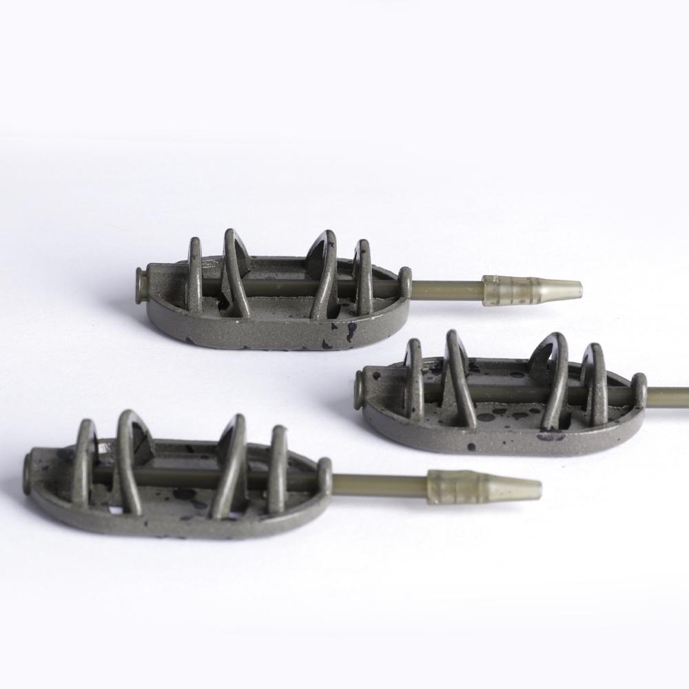 FTK 1 szt. 30g-50g   Metalowy Haczyk na Przynętę Koszyczek na Karpia Akcesoria do Zestawów Wędkarskich Komponenty Sztucznych Przynęt Podajnik Wędkarski