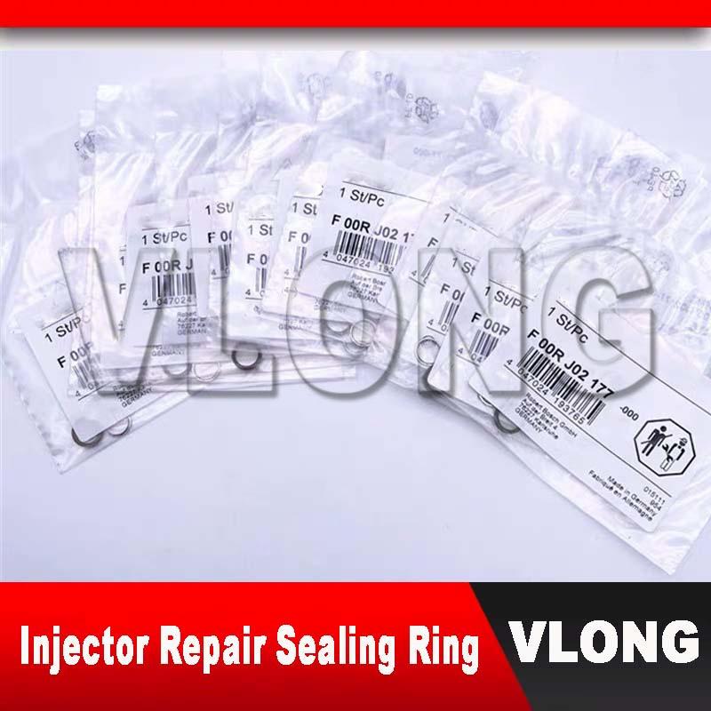 100 Sets New Diesel Repair Sealing Ring F00VC99002 Common Rail Diesel Fuel Injector Valve Repair Kit Oil Seal F00RJ02177