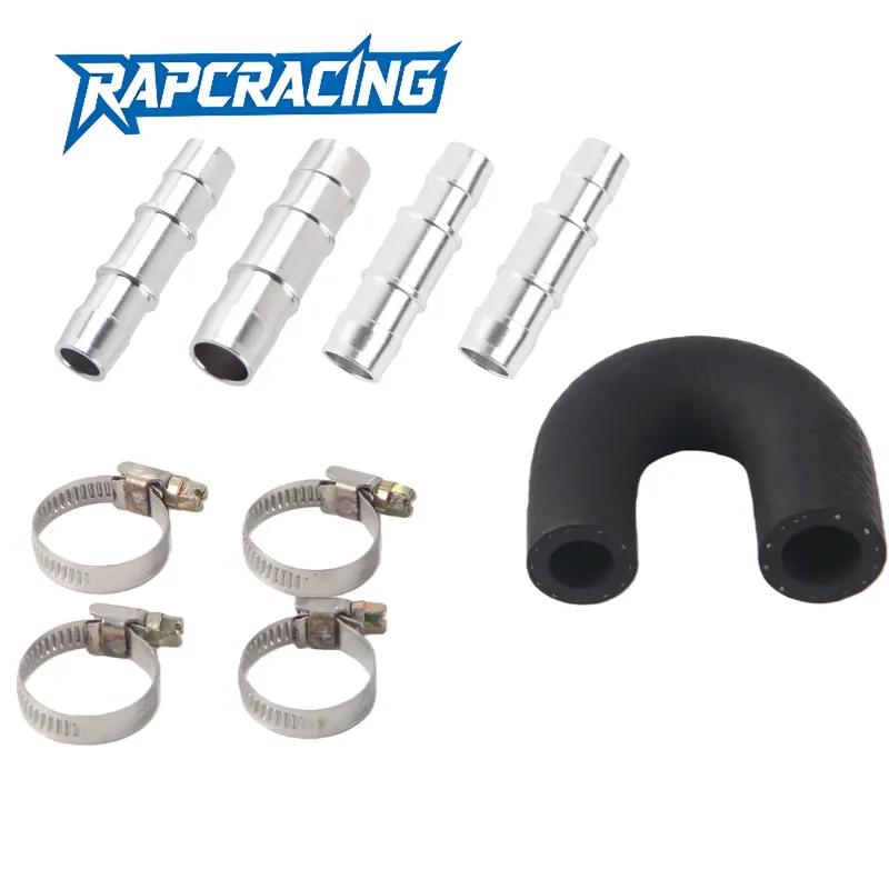 626-001 Billets Aluminum Engine Heater Core Bypass Kit with 5/8' 3/4' Hose Diameter Compatible with Most Common Heater Hoses
