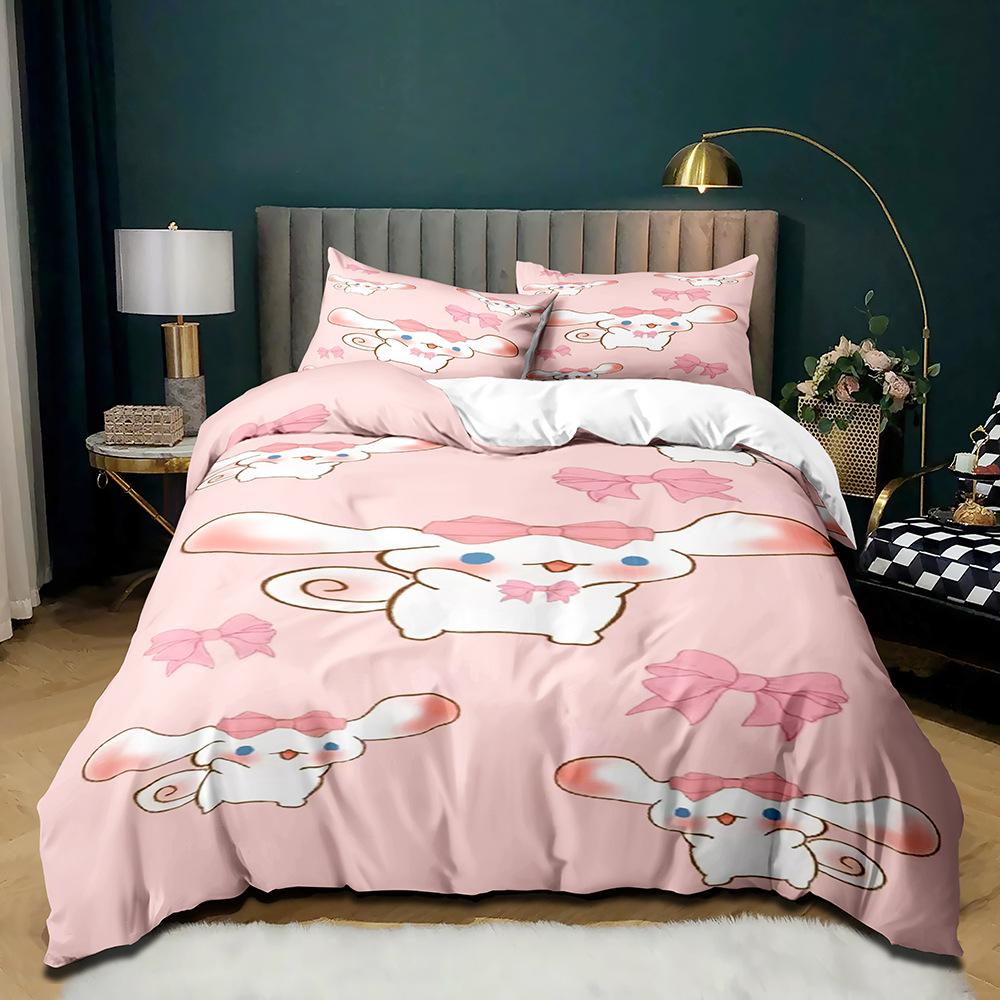 Big-Eared Dog Kulomi Animation Single Dormitory Three-Piece Quilt Cover Quilt Cover