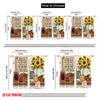 2pcs 2D flat printing Drapes Sunflower Home Lord Joshua Fabric Without Electricity Holiday Decorations for room decor aesthetic