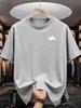 Men's Summer Quick-drying Sports Fashion Printed Short-sleeved Teens Loose and Comfortable Running Casual T-shirt
