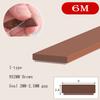 6Meters D/E/I Type Door Window Sealing Strip Silicone Rubber Weather Strip Self-adhesive Tape Anti-collision Insulation Seal