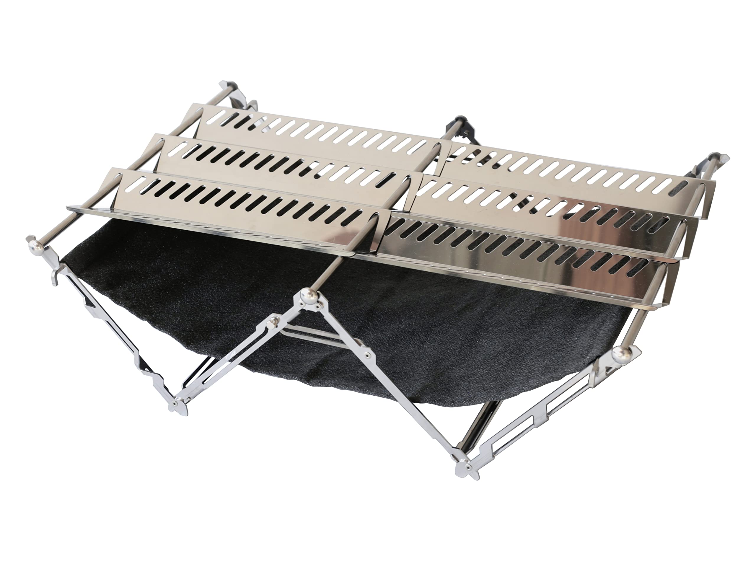 

MAAGZ JIKABIDAI Fire Pit x CT0012 Foldable Compact Stainless Steel Fire Pit Fire [Fielder MAAGZ] (JIKABIDAI Pit)