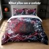 AC Milan Design Bed Bedding Set 1 Duvet Cover + 2 Pillowcases Soft Breathable Household Bed Linens