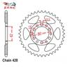 428 45T 54T Motorcycle Rear Sprocket Staring Wheel For YAMAHA DT 125 DT125 DT175 74-76 AG200 TW200 1989 91-17 TW225 02-07 XT200
