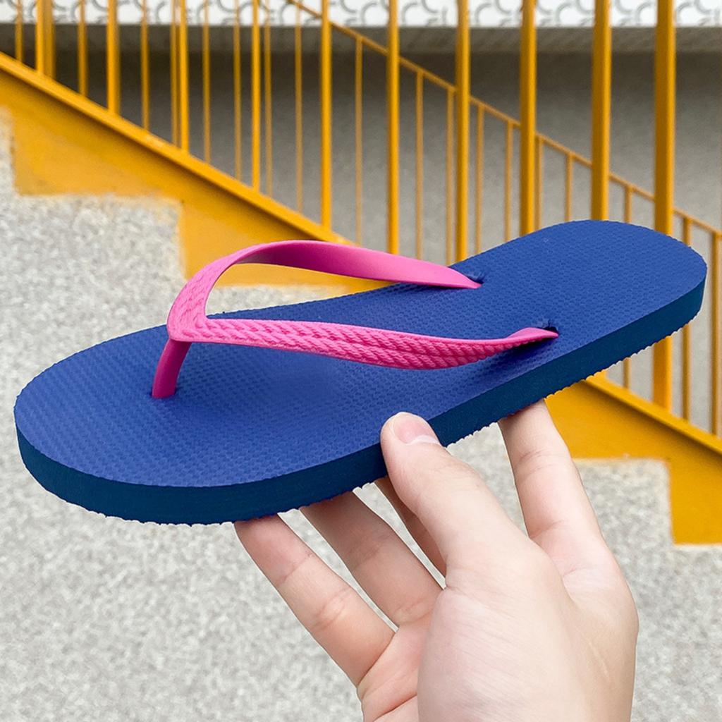 Lightweight Women's Flip Flops Beach Sandals Durable Rubber Sole Comfortable Footbed Casual Summer Footwear