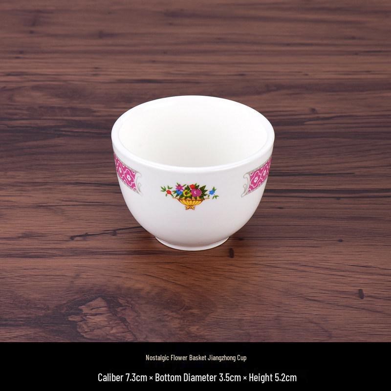 Hong Kong Style Vintage Ceramic Tableware: Fish Plate, Kway Teow Dish, Noodle Soup Bowl, Rice Bowl.